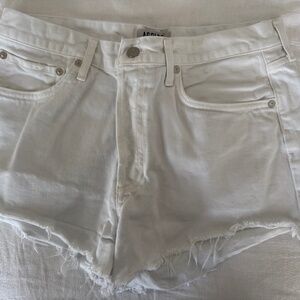 Agolde Parker white denim cutoff vintage shorts Size 31